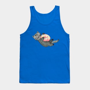 Kitten Loves Donuts Tank Top